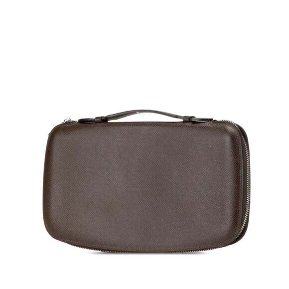 Louis Vuitton Taiga Organizer Atoll Long Wallet Round Travel Case M30658 Gris... - Picture 2 of 10